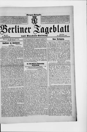 Berliner Tageblatt und Handels-Zeitung vom 28.02.1913