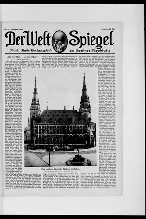 Berliner Tageblatt und Handels-Zeitung vom 25.05.1913