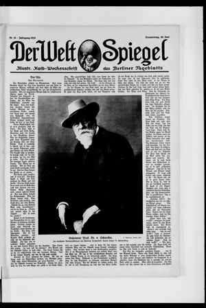 Berliner Tageblatt und Handels-Zeitung vom 26.06.1913