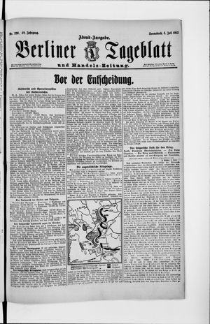 Berliner Tageblatt und Handels-Zeitung vom 05.07.1913
