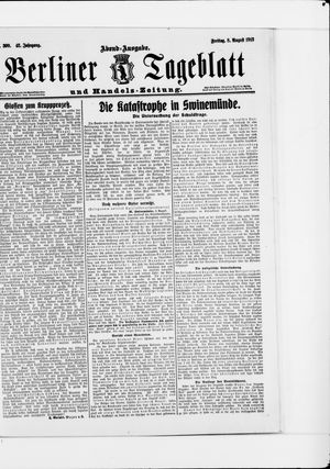 Berliner Tageblatt und Handels-Zeitung vom 08.08.1913
