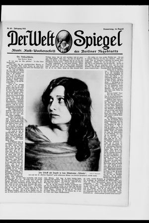 Berliner Tageblatt und Handels-Zeitung vom 14.08.1913