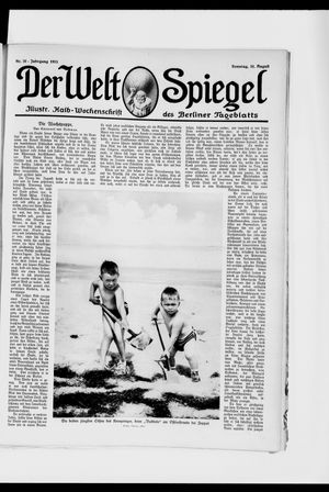 Berliner Tageblatt und Handels-Zeitung vom 31.08.1913