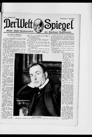 Berliner Tageblatt und Handels-Zeitung vom 11.09.1913