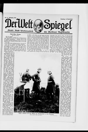Berliner Tageblatt und Handels-Zeitung vom 14.09.1913