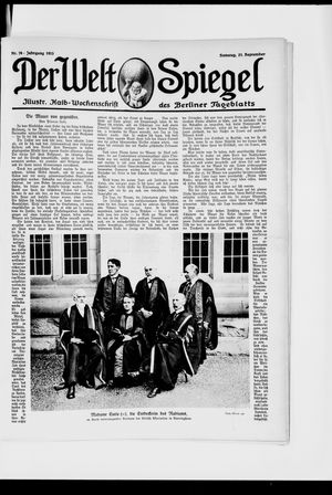 Berliner Tageblatt und Handels-Zeitung vom 21.09.1913