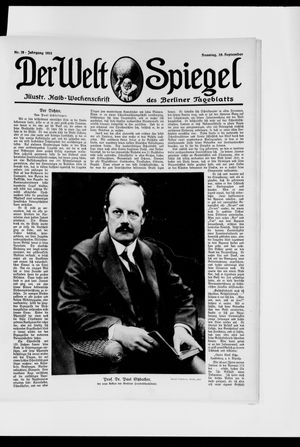 Berliner Tageblatt und Handels-Zeitung on Sep 28, 1913