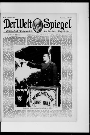 Berliner Tageblatt und Handels-Zeitung vom 09.10.1913