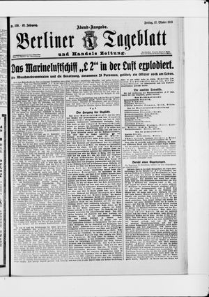 Berliner Tageblatt und Handels-Zeitung vom 17.10.1913