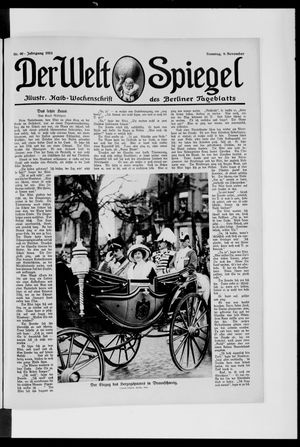 Berliner Tageblatt und Handels-Zeitung vom 09.11.1913