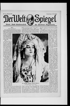 Berliner Tageblatt und Handels-Zeitung vom 20.11.1913
