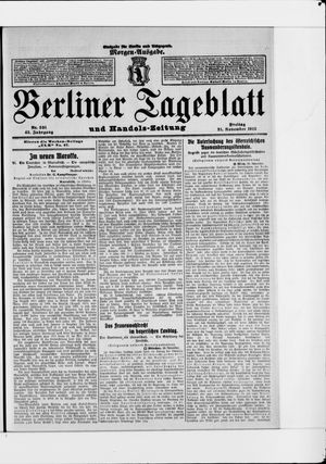 Berliner Tageblatt und Handels-Zeitung vom 21.11.1913