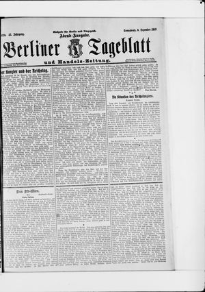 Berliner Tageblatt und Handels-Zeitung vom 06.12.1913