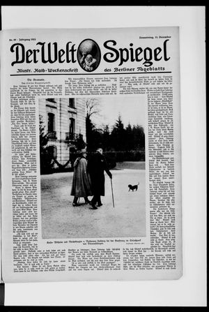 Berliner Tageblatt und Handels-Zeitung vom 11.12.1913