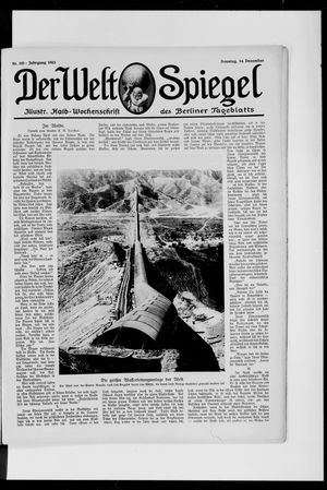 Berliner Tageblatt und Handels-Zeitung on Dec 14, 1913