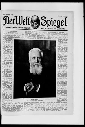 Berliner Tageblatt und Handels-Zeitung vom 25.01.1914