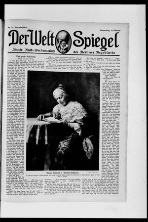 Berliner Tageblatt und Handels-Zeitung on Feb 12, 1914
