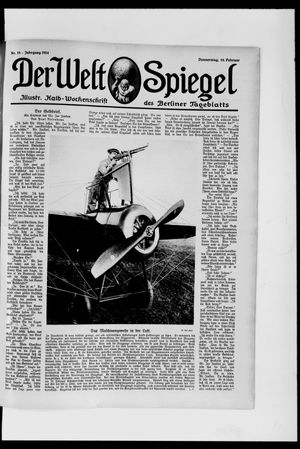 Berliner Tageblatt und Handels-Zeitung on Feb 19, 1914