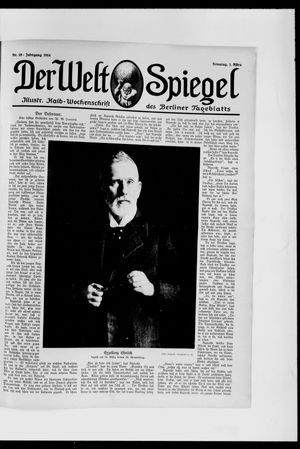 Berliner Tageblatt und Handels-Zeitung on Mar 1, 1914