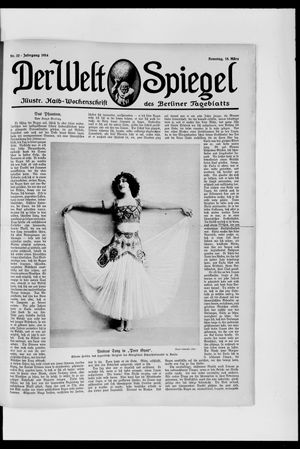 Berliner Tageblatt und Handels-Zeitung vom 15.03.1914