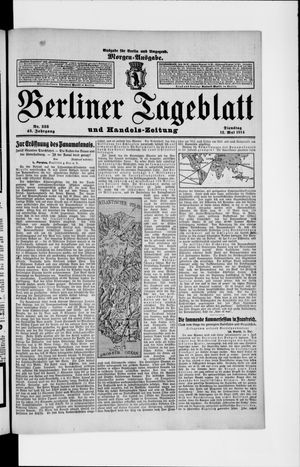 Berliner Tageblatt und Handels-Zeitung vom 12.05.1914