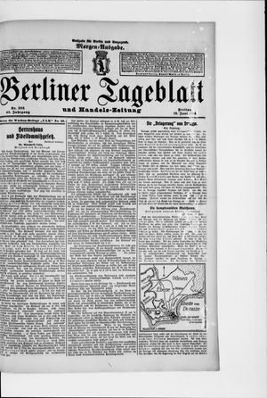 Berliner Tageblatt und Handels-Zeitung vom 19.06.1914