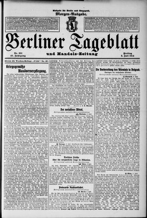 Berliner Tageblatt und Handels-Zeitung vom 03.07.1914