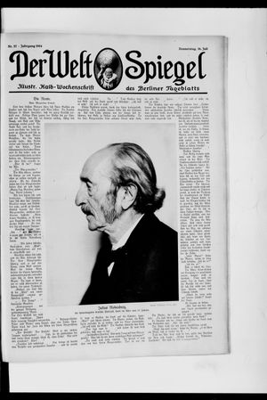 Berliner Tageblatt und Handels-Zeitung vom 16.07.1914