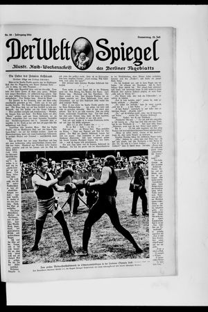 Berliner Tageblatt und Handels-Zeitung on Jul 23, 1914