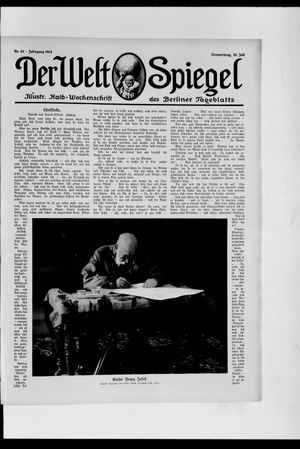 Berliner Tageblatt und Handels-Zeitung vom 30.07.1914
