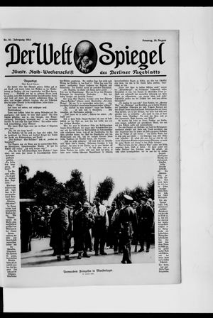 Berliner Tageblatt und Handels-Zeitung vom 30.08.1914