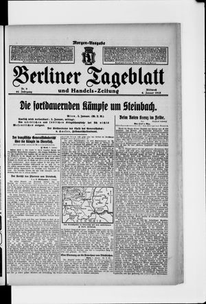Berliner Tageblatt und Handels-Zeitung vom 06.01.1915