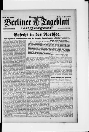 Berliner Tageblatt und Handels-Zeitung vom 25.01.1915