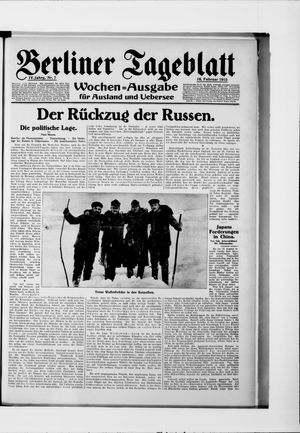 Berliner Tageblatt und Handels-Zeitung on Feb 16, 1915