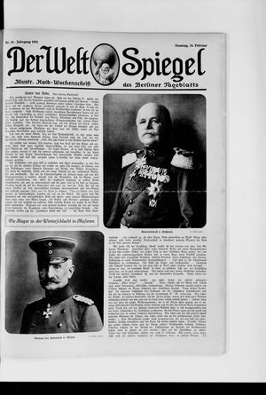 Berliner Tageblatt und Handels-Zeitung vom 21.02.1915
