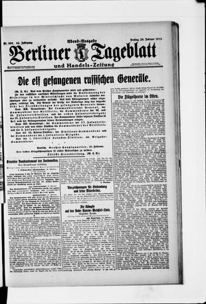 Berliner Tageblatt und Handels-Zeitung on Feb 26, 1915