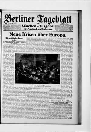 Berliner Tageblatt und Handels-Zeitung vom 09.03.1915
