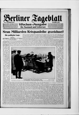 Berliner Tageblatt und Handels-Zeitung vom 23.03.1915