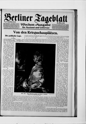 Berliner Tageblatt und Handels-Zeitung on Mar 30, 1915
