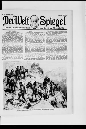 Berliner Tageblatt und Handels-Zeitung vom 25.04.1915