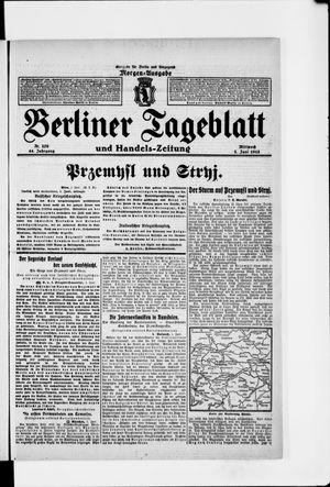 Berliner Tageblatt und Handels-Zeitung vom 02.06.1915