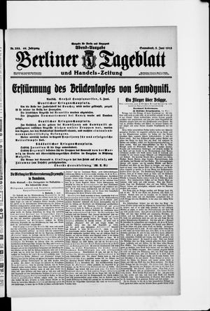 Berliner Tageblatt und Handels-Zeitung on Jun 5, 1915