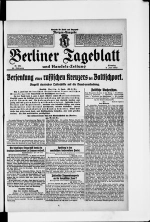 Berliner Tageblatt und Handels-Zeitung vom 06.06.1915