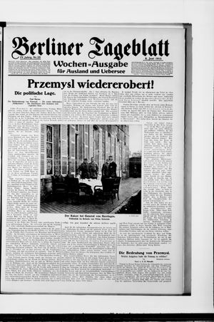 Berliner Tageblatt und Handels-Zeitung vom 08.06.1915