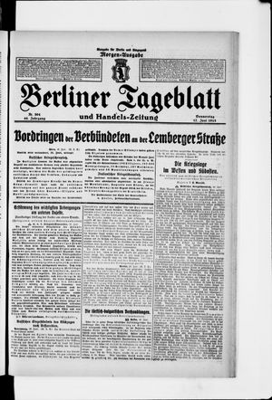 Berliner Tageblatt und Handels-Zeitung on Jun 17, 1915