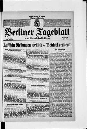 Berliner Tageblatt und Handels-Zeitung vom 03.07.1915
