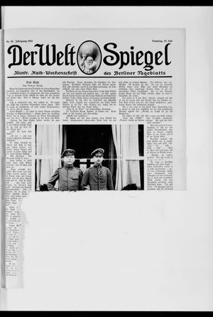 Berliner Tageblatt und Handels-Zeitung vom 25.07.1915