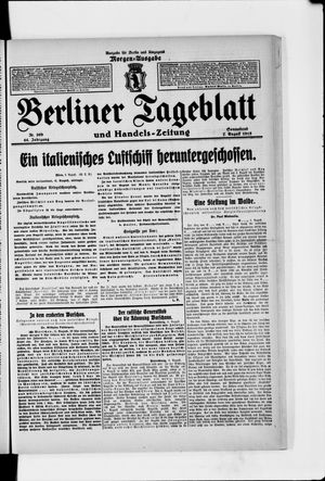 Berliner Tageblatt und Handels-Zeitung vom 07.08.1915