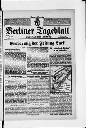 Berliner Tageblatt und Handels-Zeitung vom 02.09.1915