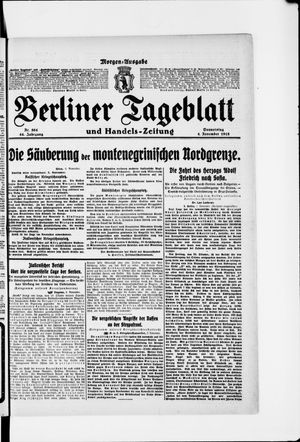 Berliner Tageblatt und Handels-Zeitung vom 04.11.1915